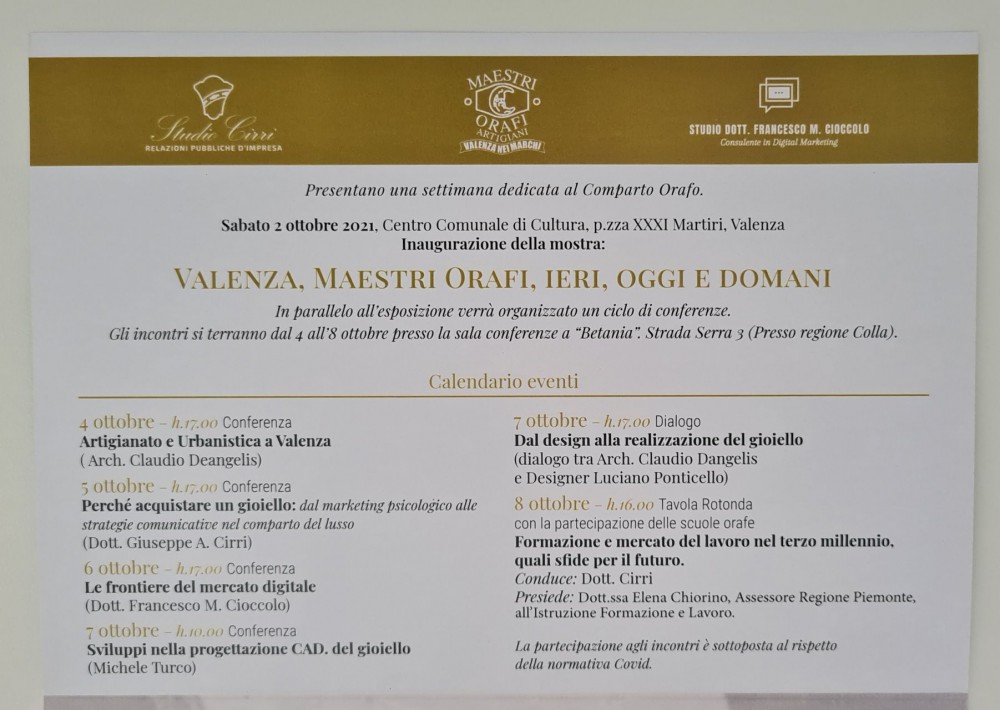 Valenza Maestri orafi ieri oggi e domani